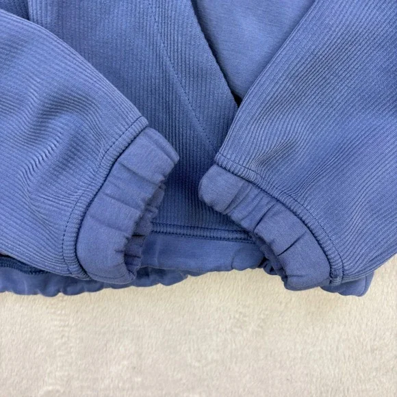 Lululemon Pullover Womens 4 Blue Softstreme Scuba Oversized 1/2 Zip Sweatshirt - Picture 2 of 8